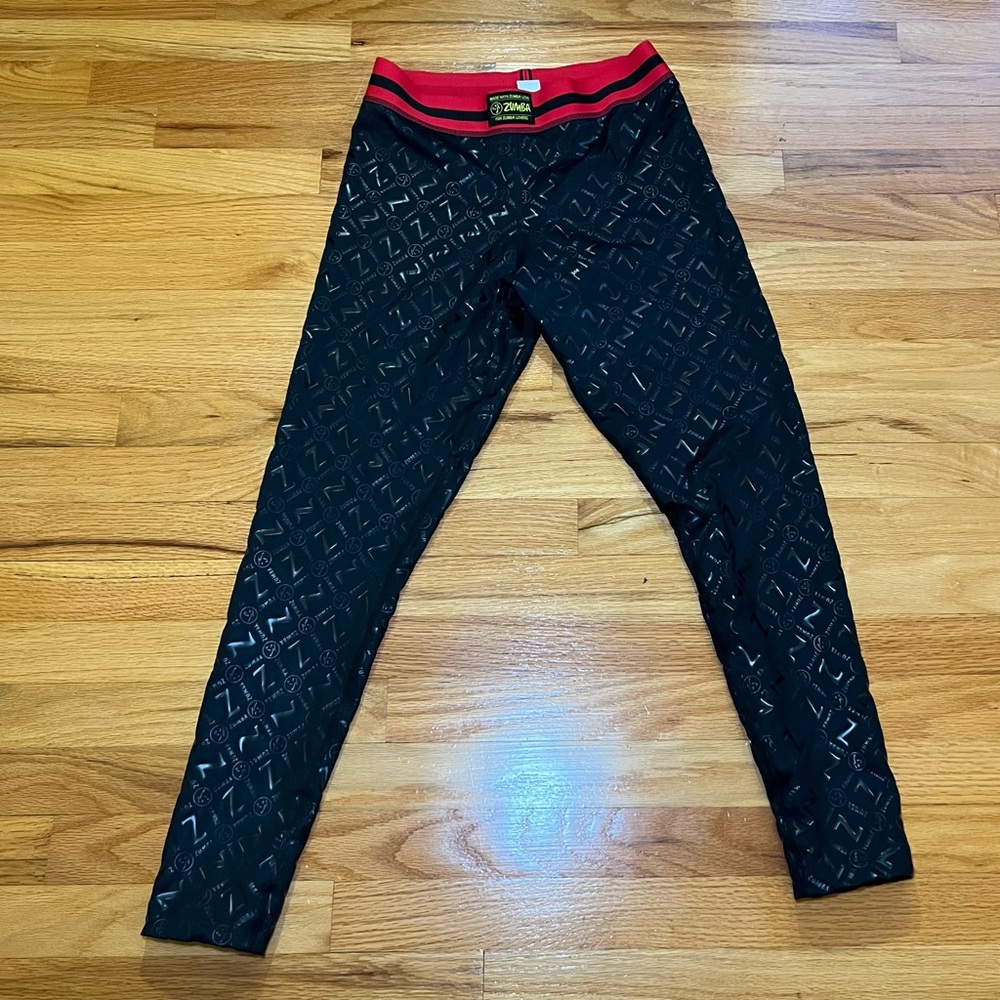 Zumba leggings black & red